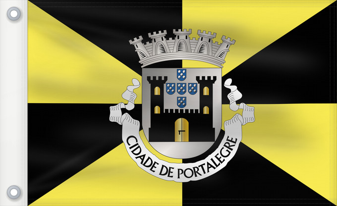 Flag, with two metal eyelets and reinforced hoist: Portalegre