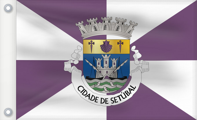 Drapeau, avec deux œillets métalliques et guindant renforcé : Setúbal