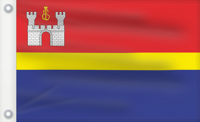 Drapeau, avec deux œillets métalliques et guindant renforcé : Kaliningrad Oblast Modern 2006 flag of Kaliningrad Oblast Oblast de Kaliningrad Óblast de Kaliningrado Oblast Kaliningrad Современный 2006 флаг Калининградской области