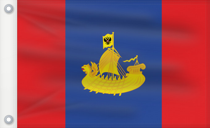 Drapeau, avec deux œillets métalliques et guindant renforcé : Kostroma Oblast Oblast de Kostroma Óblast de Kostromá Oblast Kostroma Флаг Костромской области