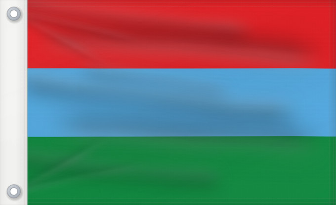 Drapeau, avec deux œillets métalliques et guindant renforcé : Karelia	Republic of Karelia 	Carelia (o Karelia)	Flags of the Republic of Karelia