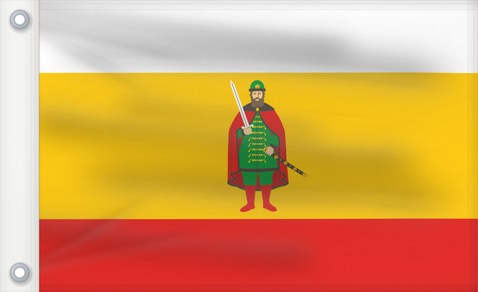 Drapeau, avec deux œillets métalliques et guindant renforcé : Ryazan Oblast	Ryazan Oblast 	Oblast de Riazan	Óblast de Riazán	Oblast Rjasan