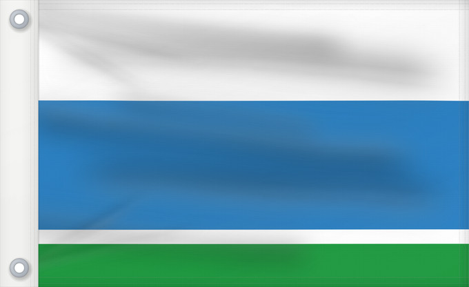 Drapeau, avec deux œillets métalliques et guindant renforcé : Sverdlovsk Oblast Sverdlovsk Oblast, Russia Oblast de Sverdlovsk Óblast de Sverdlovsk Oblast Swerdlowsk Флаг Свердловской области