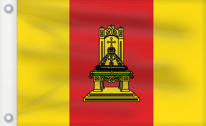 Drapeau, avec deux œillets métalliques et guindant renforcé : Tver Oblast Oblast de Tver Óblast de Tver Oblast Twer