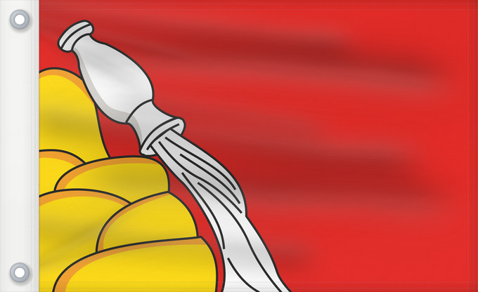 Drapeau, avec deux œillets métalliques et guindant renforcé : Voronezh Oblast Voronezh Oblast of Russia Oblast de Voronej Óblast de Vorónezh Oblast Woronesch Флаг Воронежской области Россия Прапор Воронезької області Росія