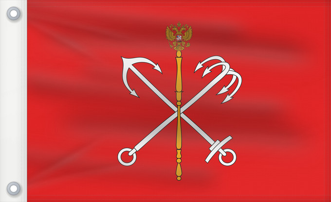 Drapeau, avec deux œillets métalliques et guindant renforcé : Saint Petersburg Russia	Saint Petersburg, Russia	Saint-Pétersbourg	San Petersburgo 	Saint Petersburg	San Pietroburgo