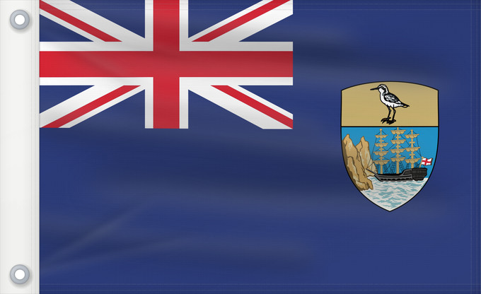 Flag, with two metal eyelets and reinforced hoist: Saint Helena	Saint Helena, Ascension and Tristan da Cunha	Sainte-Hélène (territoire)	Santa Helena, A. y T.	St. Helena	Shan Héilin	Sen Helena