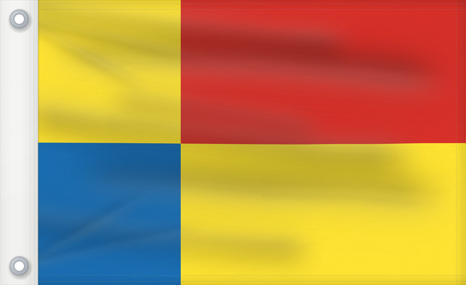Drapeau, avec deux œillets métalliques et guindant renforcé : Kosicky vlajka Košice Region Région de Košice Región de Košice Košice (Region)