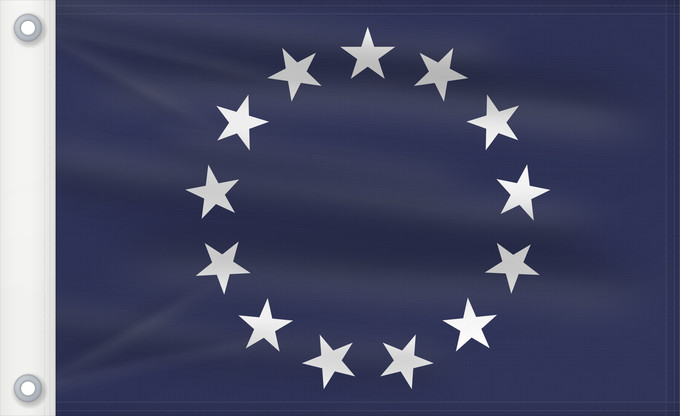Bandera, con dos ojales metálicos y lado del asta reforzado: United States Foreign Service Officer Flag of a United States Foreign Service Officer The official flag for an officer of the United States Foreign Service