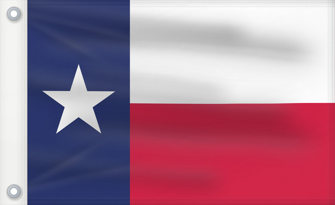 Bandera, con dos ojales metálicos y lado del asta reforzado: Texas	Texa	Stanowa Teksasu	ᏅᏓᎩ ᎦᏓᏘ	Toháano ého ëva hoohëö o	Ka hae Kekeka	Texiae	Flagget til delstaten Texas	Akałii Bikéyah bidah naatʼaʼí	Флаг Техаса	Američke savezne države Texas