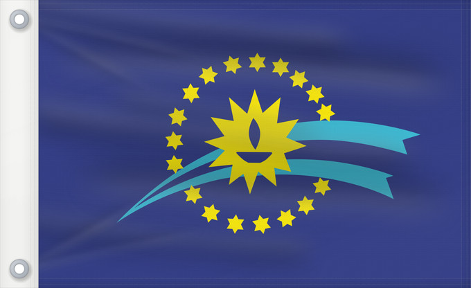 Drapeau, avec deux œillets métalliques et guindant renforcé : Durazno Department Durazno département de Durazno Durazno
