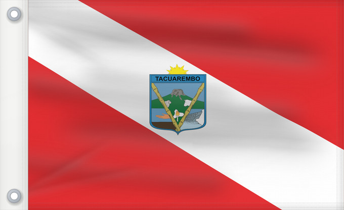 Drapeau, avec deux œillets métalliques et guindant renforcé : Tacuarembó