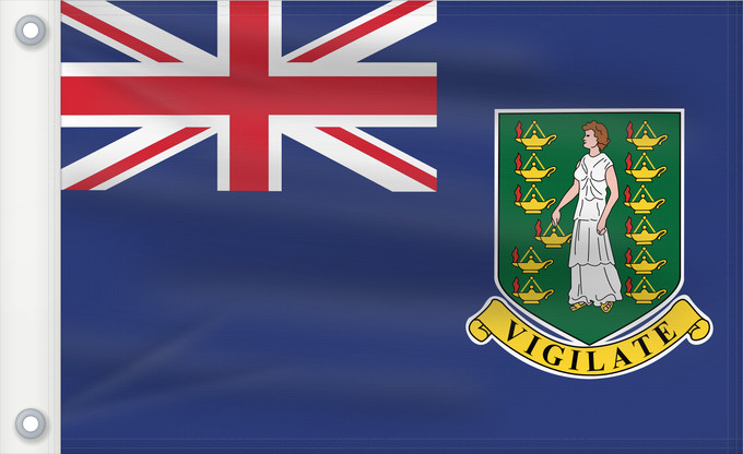 Flag, with two metal eyelets and reinforced hoist: British Virgin Islands	Virgin Islands, British	Vierges britanniques !Îles Vierges britanniques	Islas Vírgenes Británicas	Britische Jungferninseln	Isole Vergini Britanniche