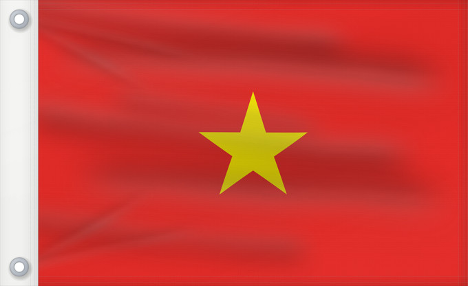 Flag, with two metal eyelets and reinforced hoist: Vietnam Viêt Nam Vietnã Vo Vietnam علم فيتنام Vietnamu Σημαία του Βιετνάμ Vjetnamio 越南國旗 Ye̍t-nàm koet-khì Vijetnama 越南の国旗 / ベトナムの国旗 Vietnam bayrağı / Вьетнам байрағы 越南의 國旗 / 베트남의 국기 Vietnam tuusu / Вьетнам туусу ທຸງຊາດຂອງປະເທດຫວຽດນາມ 越南之旗 Вьетнам төр