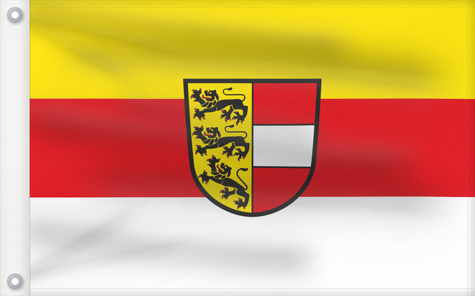 Flag, with two metal eyelets and reinforced hoist: Carinthia Carinthia (state) Kärnten Carintia