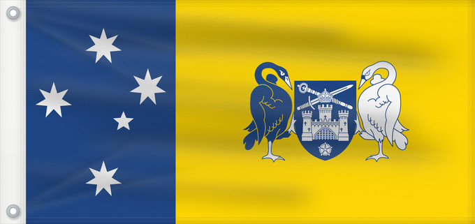 Drapeau, avec deux œillets métalliques et guindant renforcé : Australian Capital Territory Australian Capital TerritoryIt is from openclipart Territoire de la capitale australienne Territorio de la Capital Australiana Fändel vum Australeschen Haaptstadterritoire