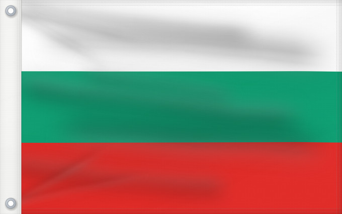 Bandera, con dos ojales metálicos y lado del asta reforzado: Bulgaria La Bulgarie Bulgarien Bulgara Bulgarije Bulgária Bułgarii Национално знаме на България Bulharská vlajka ꙁна́мѧ Блъгарі́ꙗ Bulgariens Σημαία της Βουλγαρίας Bulgaaria lipp Bulgarian Bulgáire דגל בולגריה Bugarske ბულგარეთის დროშა Bulgaresche Fändel B