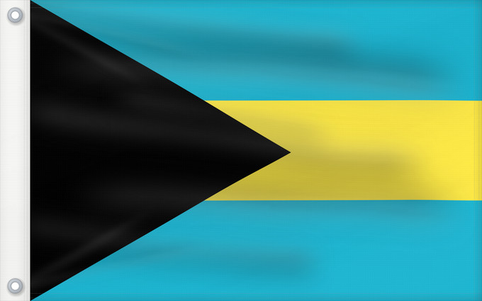 Bandera, con dos ojales metálicos y lado del asta reforzado: Bahamas	Bahama	Bahama s	Das Bahamas	Bahamów	Y Bahamas	La Bahamoj	Bahaman	Bahámaí	Des Bahamas	Ala Bahamayê	Ynysow Bahama	Знаме на Бахамите	Pāmitl Bahamah	Bahamakuna unanchan	Statului Bahamas	Флаг Багам	Bahamov