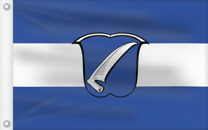 Bandera, con dos ojales metálicos y lado del asta reforzado: Oberding (Münchener Umland)