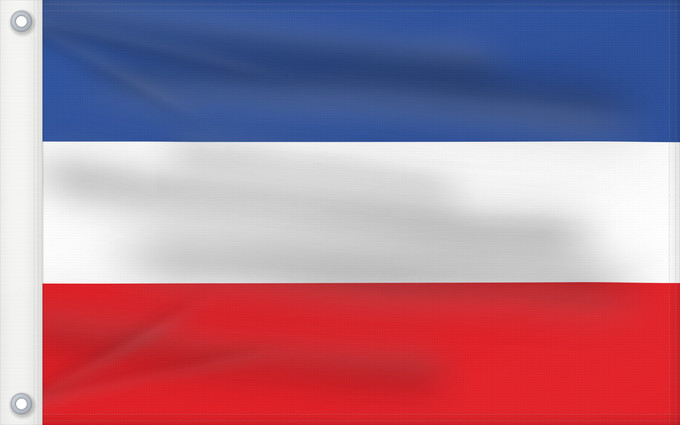 Drapeau, avec deux œillets métalliques et guindant renforcé : Schleswig-Holstein