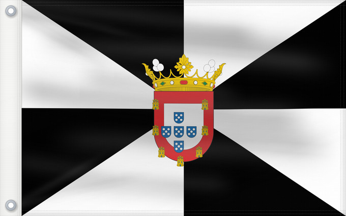 Flag, with two metal eyelets and reinforced hoist: Ceuta Ceuta Spain Ceuta España
