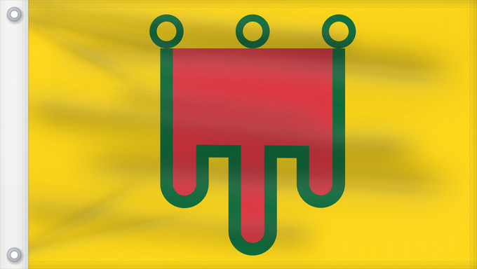 Flag, with two metal eyelets and reinforced hoist: Auvergne Region Auvergne in France Région Auvergne en France Auvèrnia