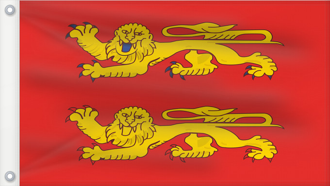 Flag, with two metal eyelets and reinforced hoist: Basse-Normandie	Lower Normandy  Basse-Normandie	Basse- Normandie	Basse-Normandie 	Couleu de la Basse-Normaundie