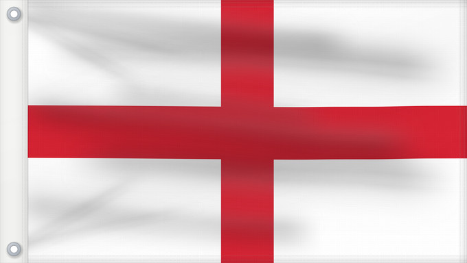 Bandera, con dos ojales metálicos y lado del asta reforzado: England	Inglaterra	Inghilterra