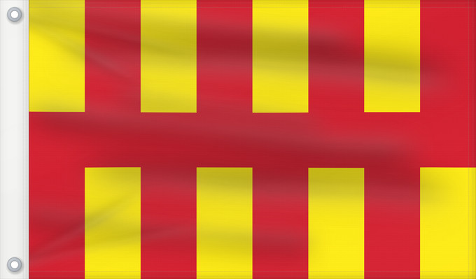 Flag, with two metal eyelets and reinforced hoist: Northumberland	Le Northumberland