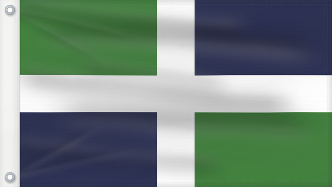 Drapeau, avec deux œillets métalliques et guindant renforcé : Oxfordshire