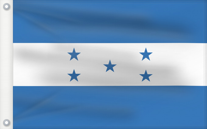 Flag, with two metal eyelets and reinforced hoist: Honduras 2022 Honduras Hondura Dell Honduras Honduro Hondurasa