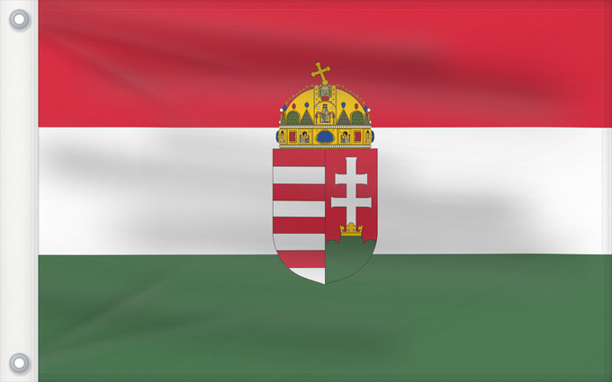 Flag, with two metal eyelets and reinforced hoist: Hungary Hongrie Hungría Ungarn Dell Ungheria Hongarije Hungria Banniel Hungaria Ungarns Hungario Ungari lipp Unkarin HUngáire Magyarország Hungaria Hungariae Tal-Ungerija Styago Ungariya Ungariei Madžarske Ungerns Stän Macaräna