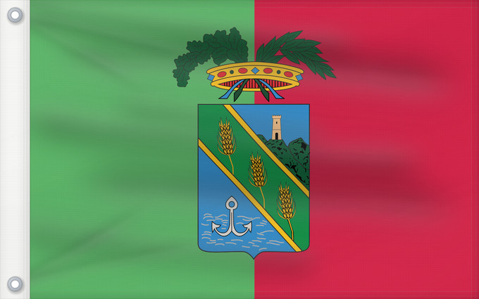 Drapeau, avec deux œillets métalliques et guindant renforcé : Latina	Province of Latina	Province de Latina	Provincia de Latina	Provinz Latina	Provincia di Latina