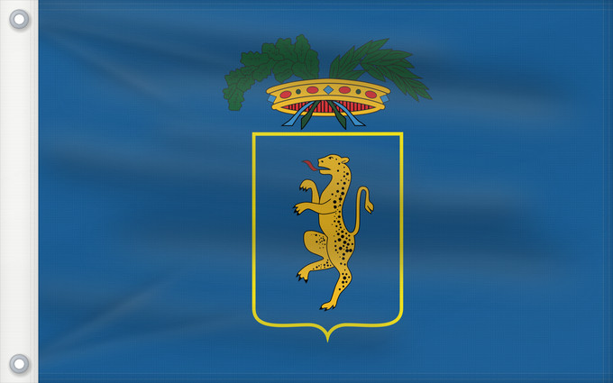 Drapeau, avec deux œillets métalliques et guindant renforcé : Lucca Province Province of Lucca Province de Lucca Provincia de Luca Provinz Lucca Provincia di Lucca