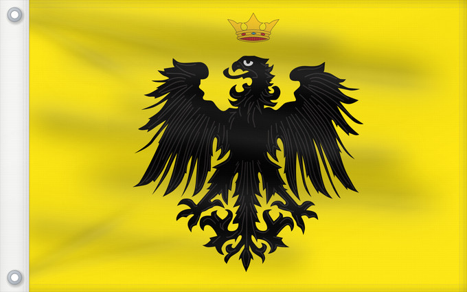 Drapeau, avec deux œillets métalliques et guindant renforcé : Pisa Province Province of Pisa Province de Pise Provincia de Pisa Provinz Pisa Provincia di Pisa
