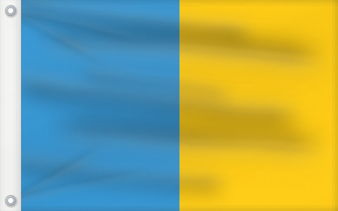 Drapeau, avec deux œillets métalliques et guindant renforcé : Province of Udine Province d'Udine Provincia de Udine Provinz Udine Provincia di Udine