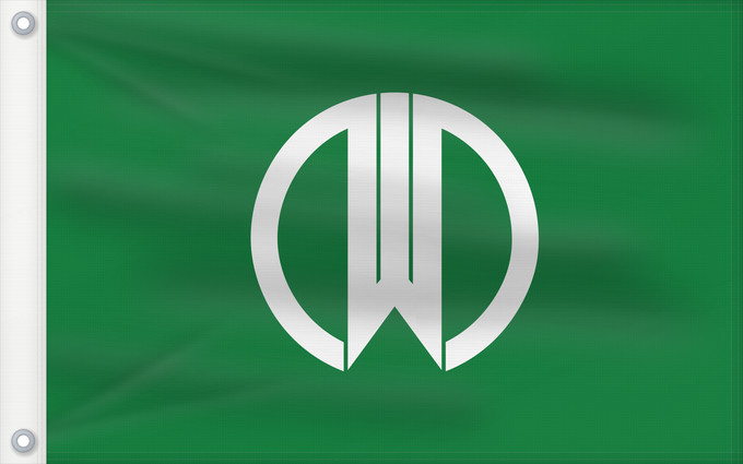 Drapeau, avec deux œillets métalliques et guindant renforcé : Yamagata