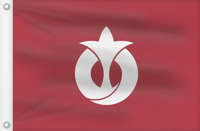 Bandera, con dos ojales metálicos y lado del asta reforzado: Aichi Prefecture	Préfecture d'Aichi	Prefectura de Aichi	Präfektur Aichi	Prefettura di Aichi	Aichi Prefecture, Japan