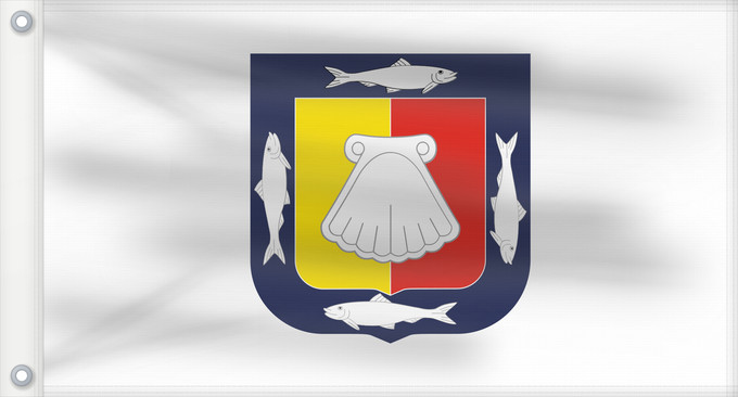 Drapeau, avec deux œillets métalliques et guindant renforcé : Baja California Sur Basse-Californie du Sud Baja California Sur