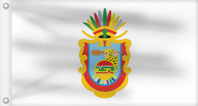 Drapeau, avec deux œillets métalliques et guindant renforcé : Guerrero	State of Guerrero	Guerrero 	guerrero