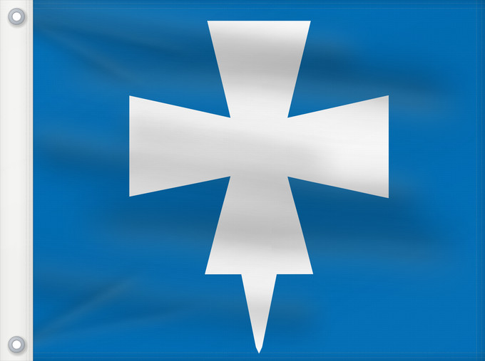 Flag, with two metal eyelets and reinforced hoist: Rogaland	County of Rogaland, Norway	comté de Rogaland