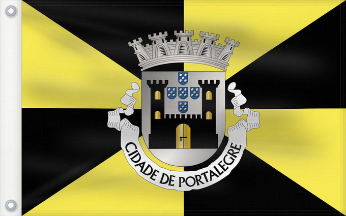 Flag, with two metal eyelets and reinforced hoist: Portalegre
