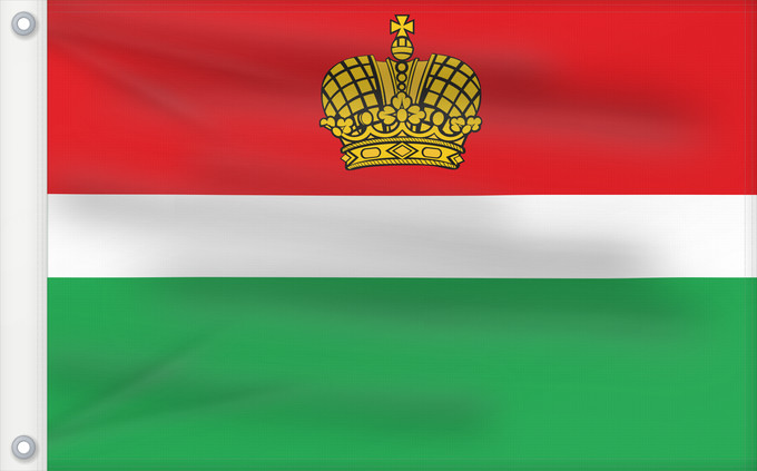 Drapeau, avec deux œillets métalliques et guindant renforcé : Kaluga Oblast	Oblast de Kalouga	Óblast de Kaluga	Oblast Kaluga