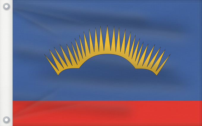 Drapeau, avec deux œillets métalliques et guindant renforcé : Murmansk Oblast	Oblast de Mourmansk	Óblast de Múrmansk	Oblast Murmansk	Oblast 'di Murmansk