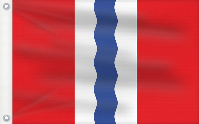 Flag, with two metal eyelets and reinforced hoist: Omsk Oblast	Omsk Oblast 	Oblast d'Omsk	Óblast de Omsk	Oblast Omsk