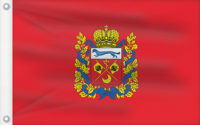 Drapeau, avec deux œillets métalliques et guindant renforcé : Orenburg Oblast	Orenburg Oblast 	Oblast d'Orenbourg	Óblast de Oremburgo	Oblast Orenburg
