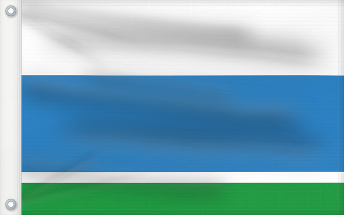 Drapeau, avec deux œillets métalliques et guindant renforcé : Sverdlovsk Oblast Sverdlovsk Oblast, Russia Oblast de Sverdlovsk Óblast de Sverdlovsk Oblast Swerdlowsk Флаг Свердловской области