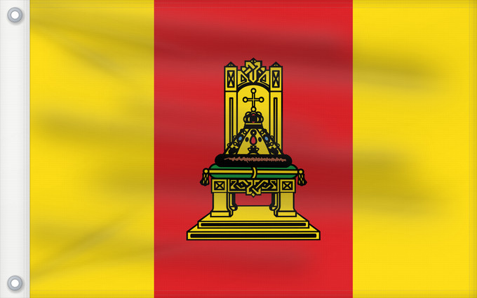 Drapeau, avec deux œillets métalliques et guindant renforcé : Tver Oblast Oblast de Tver Óblast de Tver Oblast Twer