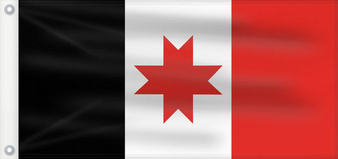 Drapeau, avec deux œillets métalliques et guindant renforcé : Udmurtia	Udmurtia. Drawn by Fibonacci	República de Udmurtia	Udmurtia. Dibujada por Fibonacci	Uemura Republic	Repubblica di Udmurtia	Флаг Удмуртии. Автор Fibonacci	Удмуртилэн флагез