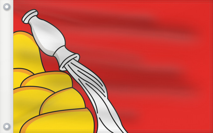 Drapeau, avec deux œillets métalliques et guindant renforcé : Voronezh Oblast Voronezh Oblast of Russia Oblast de Voronej Óblast de Vorónezh Oblast Woronesch Флаг Воронежской области Россия Прапор Воронезької області Росія